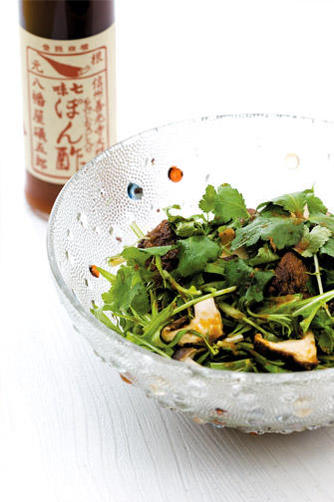 焼ききのこのグリーンサラダ